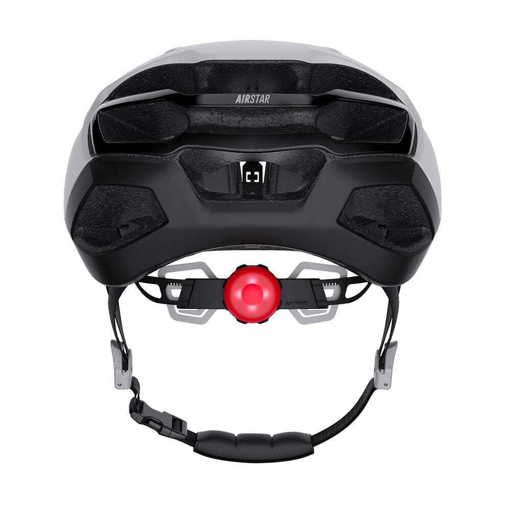 Limar Air Star Road Bicycle Helmet w/LED Light Gear 53-57cm Matte White Med — image 3