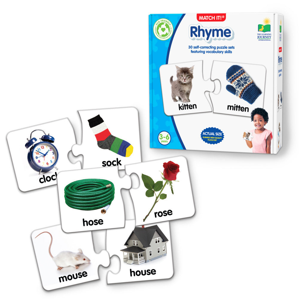 Learning Journey Match It! Rhyme/Match Kids/Child Puzzle Game Toy 3-6y — image 2