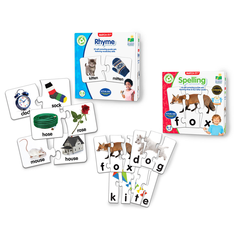 Learning Journey Match It! Rhyme/Match Kids/Child Puzzle Game Toy 3-6y