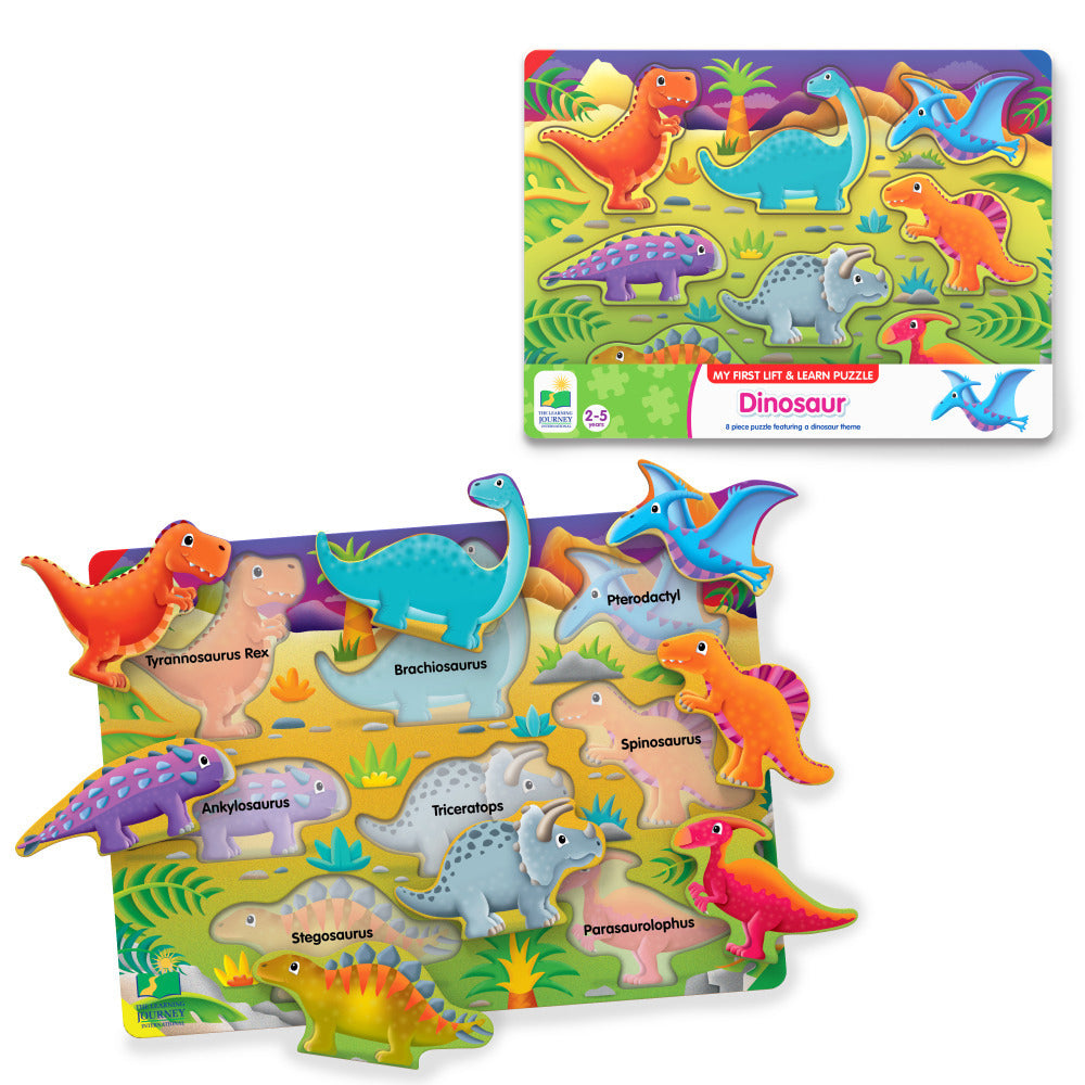 Learning Journey My First Lift & Learn Dinosaurs Kids Fun Learning Toy 2-5y