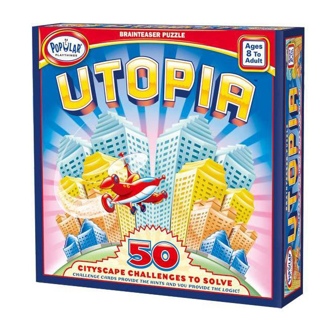 Popular Playthings Utopia Kids/Children Fun Play Puzzle Card Logic Game 8y+