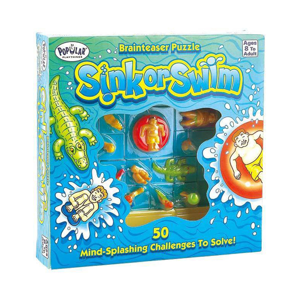 Popular Playthings Sink or Swim Kids/Children Fun Play Toy Logic Puzzle Game 8y+