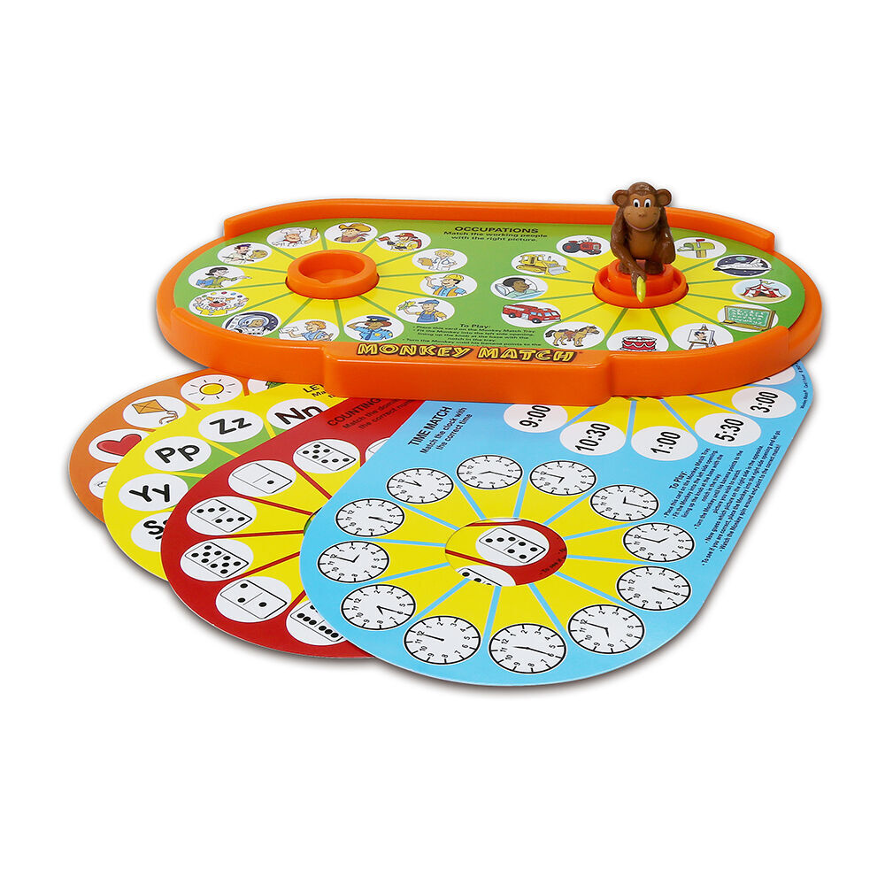Popular Playthings Kids 4y+ 25.4cm Educational Matching Game Monkey Match — image 4