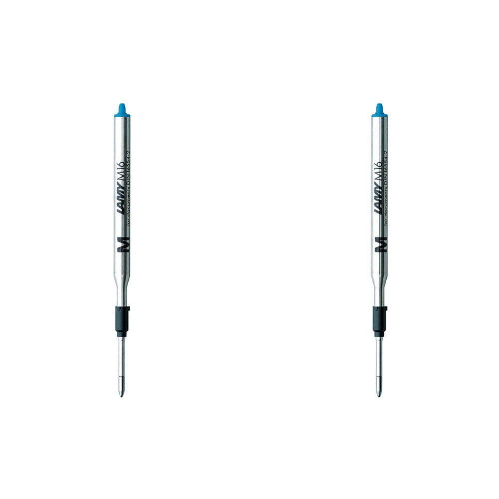 Lamy M16 Hangsell Ballpoint Pen Refill Medium - Blue (2 Pack)