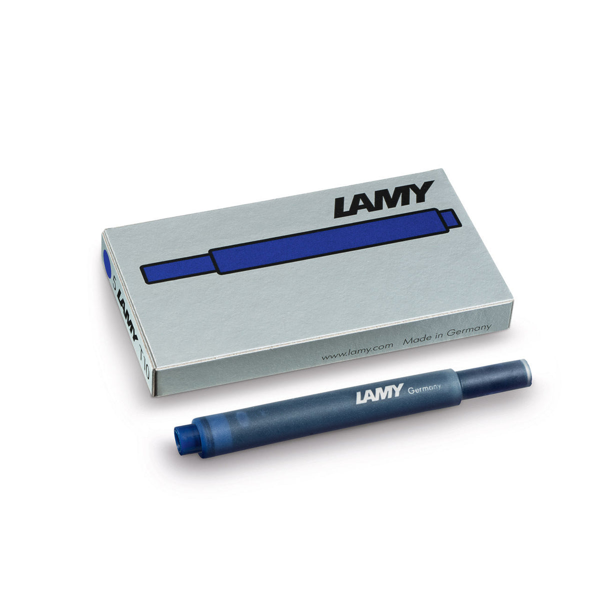 Lamy T10 Fountain Pen Ink Cartridges - Blue/Black (5 Pieces)