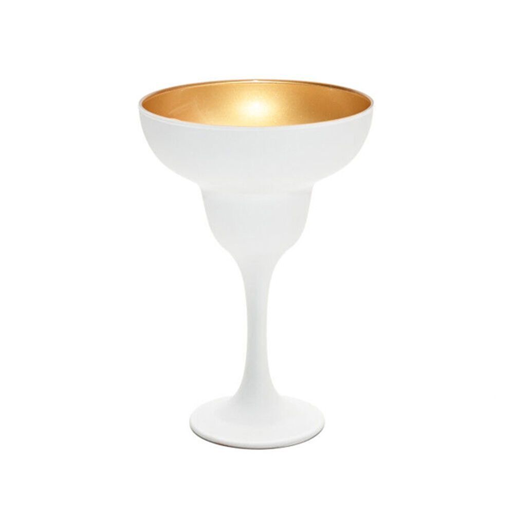 Artcraft Luna Classic Martini Glass Party Beverage Drinkware 305ml White/GLD (2 Pack) — image 4