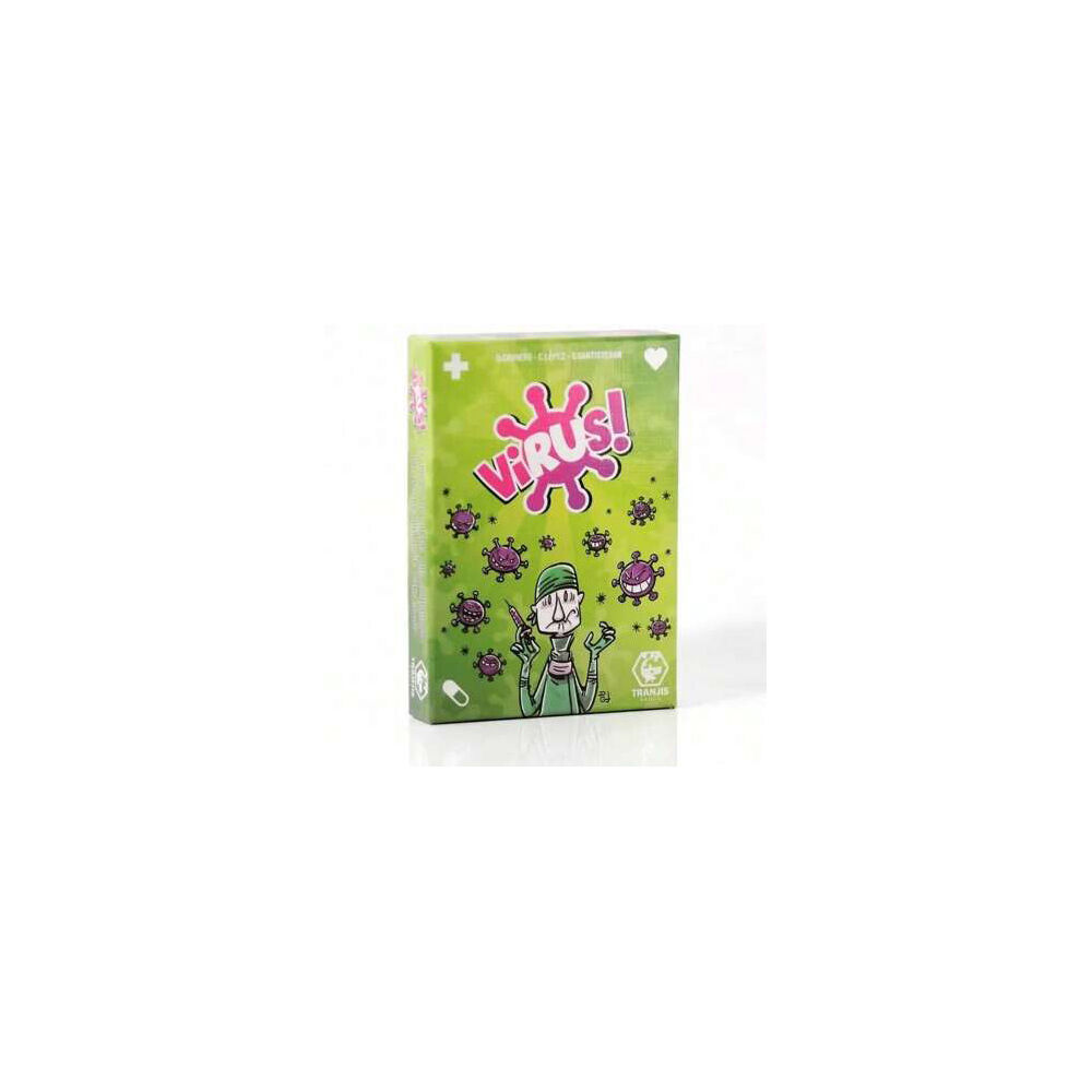 Blue Rocket Virus The Most Contagious Card Game Green 68 Party Cards 8y+