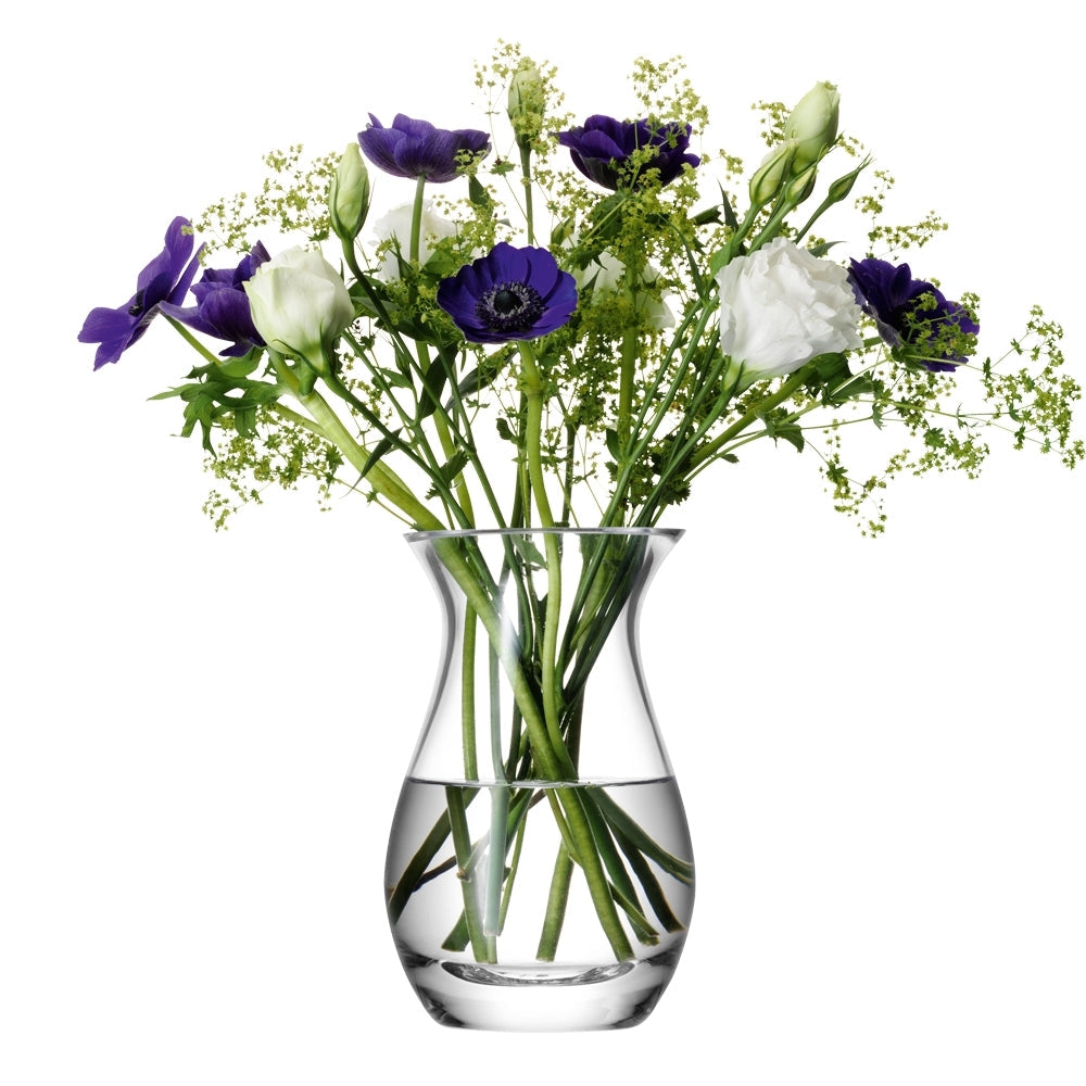 Lsa International Flower Posy Vase Decorative Home Vessel Clear 17.5cm (2 Pack) — image 2