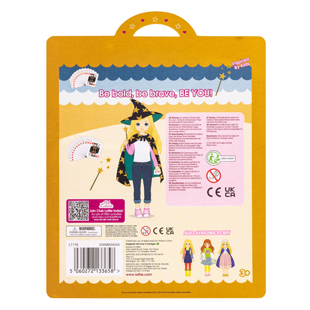 Lottie Magician Girl Outfit Clothes Set For Dolls Kids/Children Play Toy 3y+ — image 5