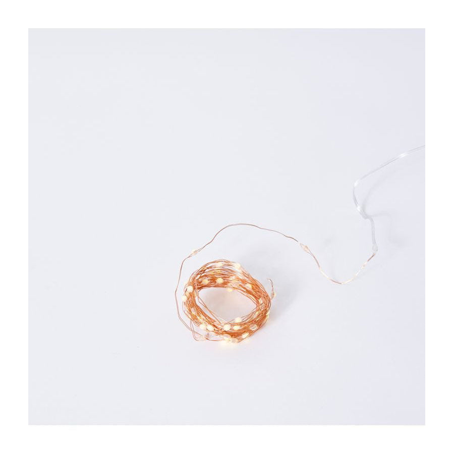E Style Luminous Bright 6m String Light Indoor/Outdoor Lighting Copper (2 Pack)
