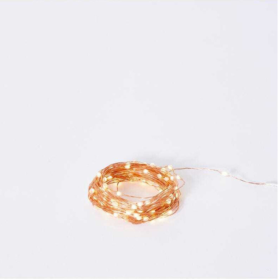 E Style Luminous Bright 10m String Light Indoor/Outdoor Home Lighting Copper