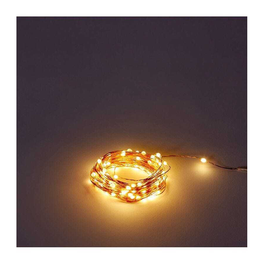 E Style Luminous Bright 10m String Light Indoor/Outdoor Home Lighting Copper — image 2