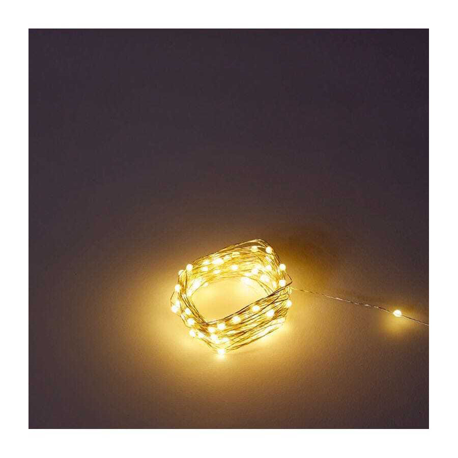 E Style Luminous Bright 10m String Light Indoor/Outdoor Home Lighting Silver — image 2