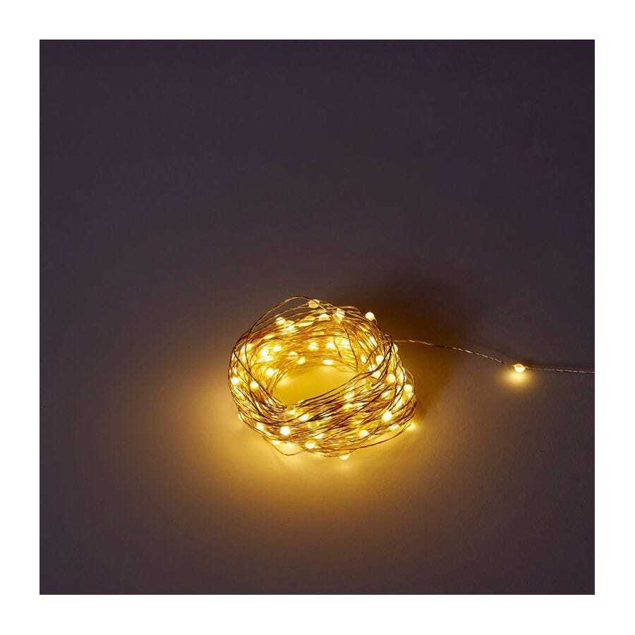 E Style Luminous Bright 20m String Light Indoor/Outdoor Lighting Decor Gold — image 2