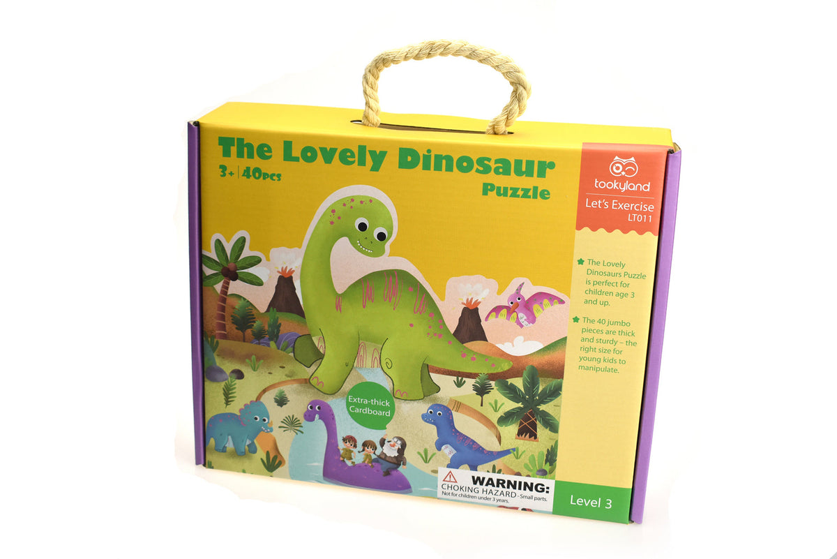 Tookyland 40pcTookyland Dinosaur Themed Durable Kids/Children's Jigsaw Floor Puzzle 3+ — image 3
