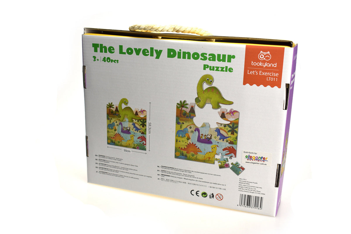 Tookyland 40pcTookyland Dinosaur Themed Durable Kids/Children's Jigsaw Floor Puzzle 3+ — image 4