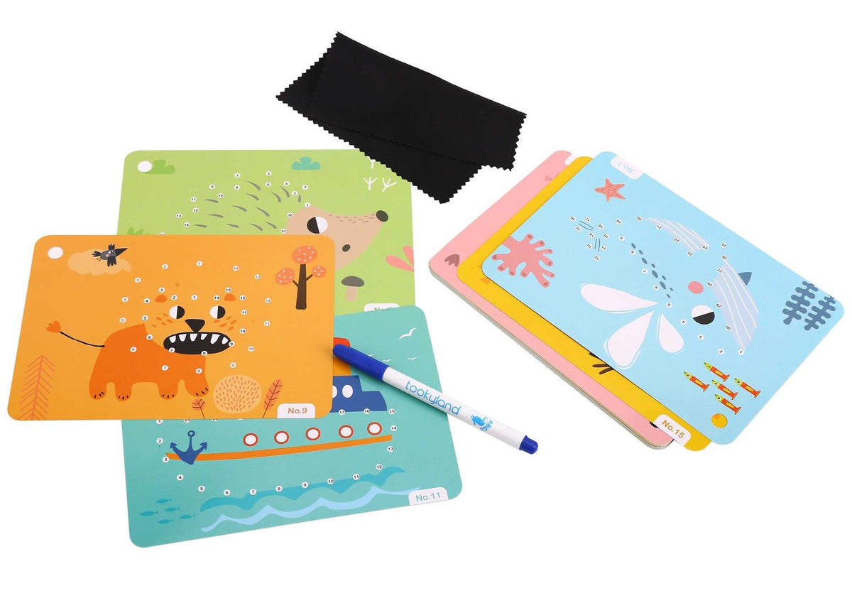 Tookyland Lets Trace Kids Tracing Shapes Flash Cards Educational Toy 3+ (33 Pieces) — image 5