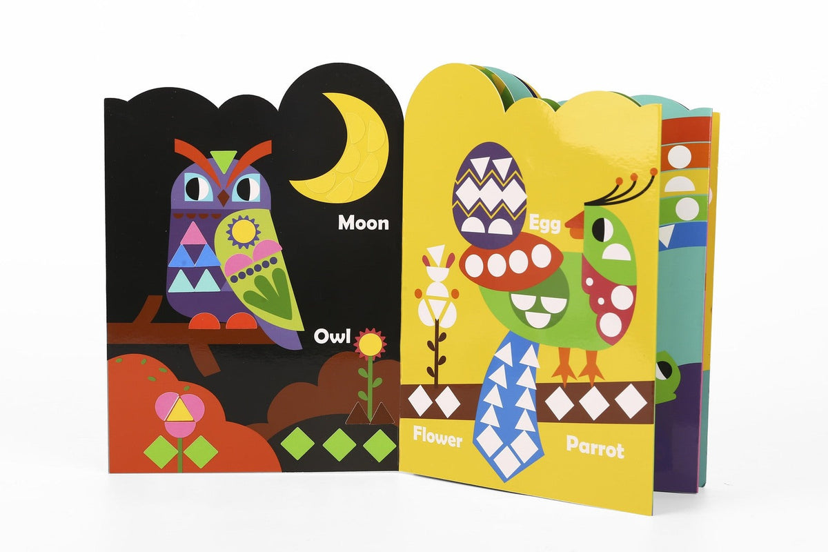 Tookyland Kids Geometric Sticker Animal Series Art/Craft Kit Fun Play Toy 3+ (5 Pieces) — image 2