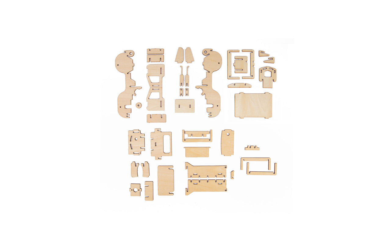 Tookyland DIY 3D Wooden Solar Truck Science/Craft Activity Play Kit Kids 3+ (42 Pieces) — image 4