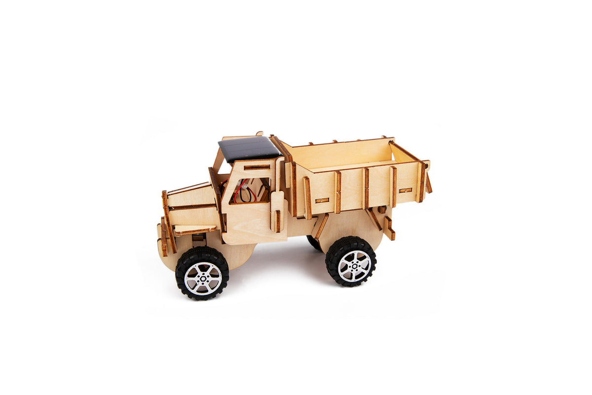 Tookyland DIY 3D Wooden Solar Truck Science/Craft Activity Play Kit Kids 3+ (42 Pieces) — image 5