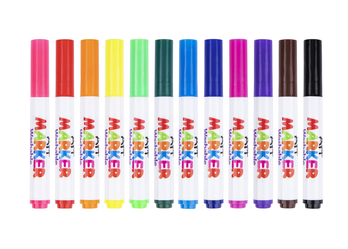 Tookyland 12-Colour Washable Marker Colouring/Drawing Art/Craft Kids/Toddler 3+ — image 2