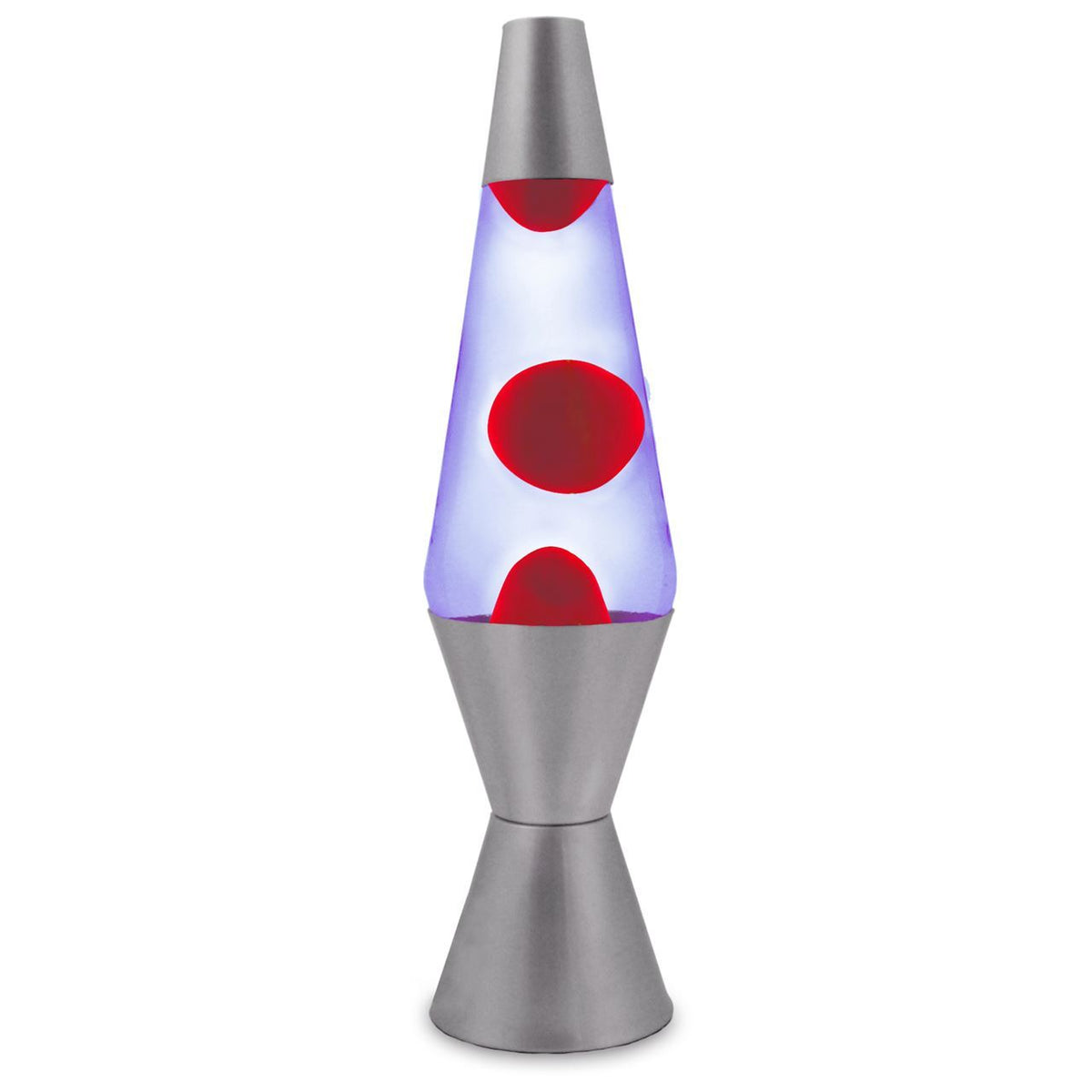 LMD Purple Red Wax Liquid Lava Lamp Retro Style Desk/Bedside Light Home Decor 37cm
