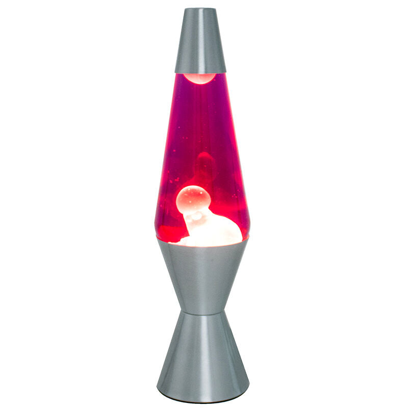 LMD Purple-Pink/White Lava Lamp Wax Liquid Retro Night Light Up Home Decor Set 37cm — image 2