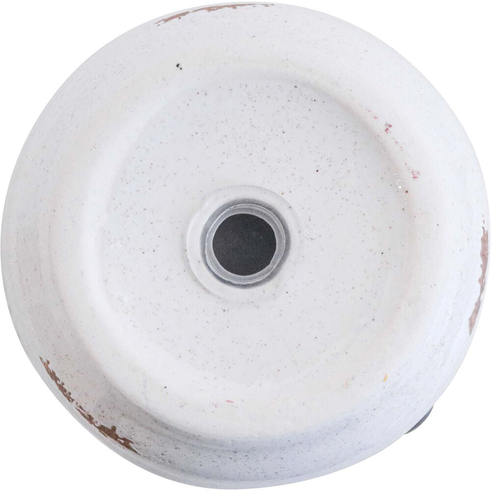 LVD Ceramic Pot Plug Bee Rustic Home/Garden Decor Plant Container 8x9cm White (4 Pack) — image 3