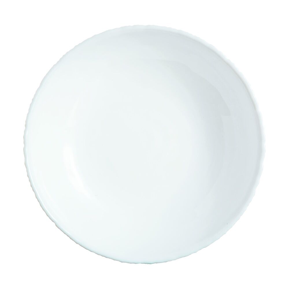 Luminarc Ammonite Soup Plate 21x4.5cm Serveware Opal Glass White (6 Pieces) — image 2