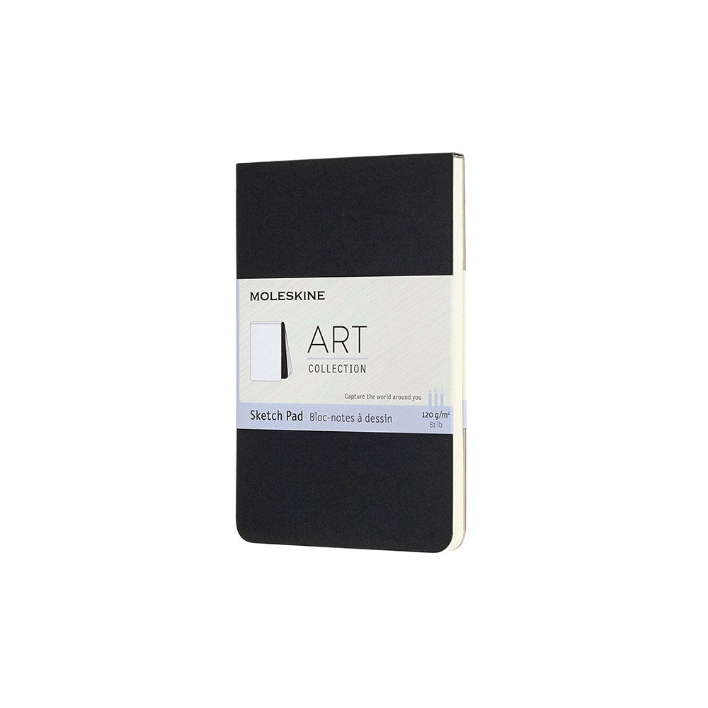 Moleskine Art Hardcover Sketch/Drawing Pad Stationery 48-Pages Black Pocket