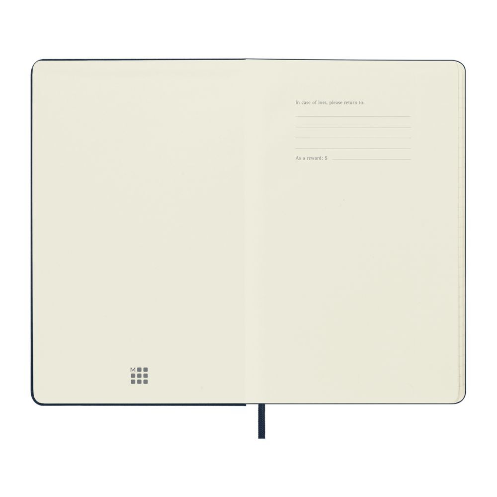 Moleskine Classic Hardcover Writing Pocket Notebook/Journal Plain Sapphire Blue — image 2