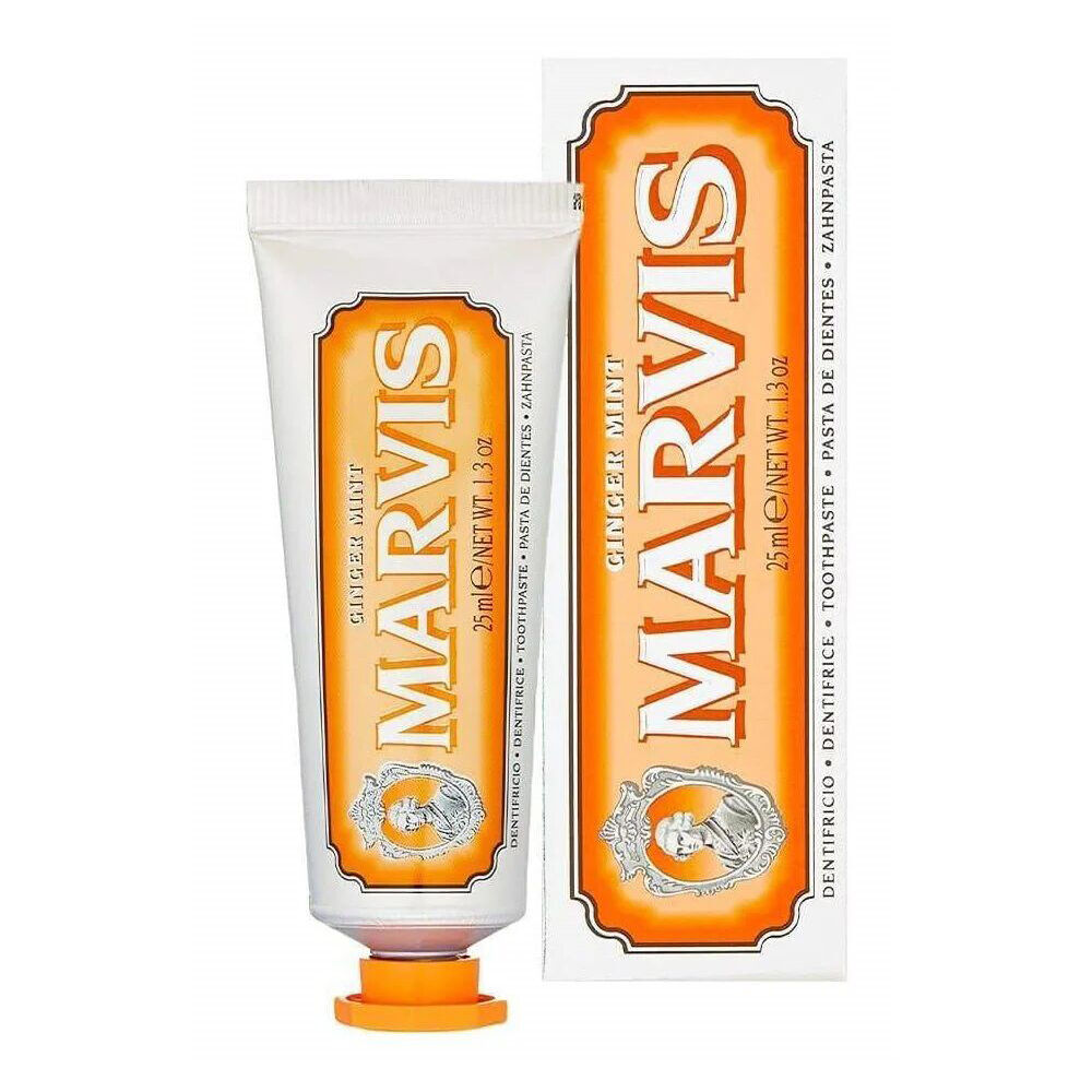 Marvis Travel Size Oral Care Compact Portable Toothpaste 25ml Ginger Mint