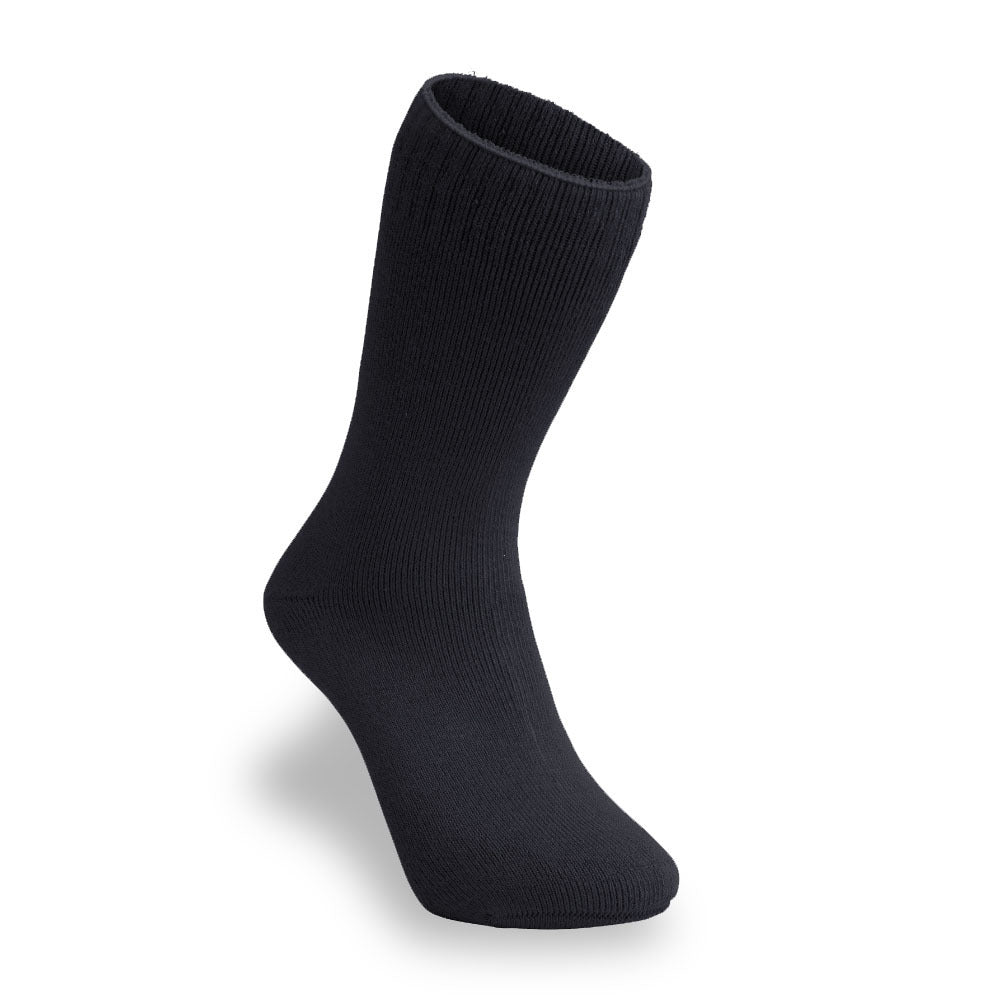 3peaks 3 Peaks Unisex US 7-11 Bamboo Comfort 3/4 Cushioned Breathable Socks Black
