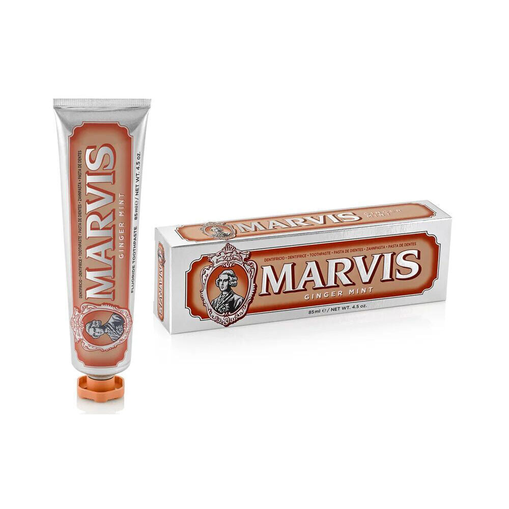 Marvis Daily Dental Hygiene Portable Fluoride Toothpaste 85ml Ginger Mint (4 Pack) — image 2