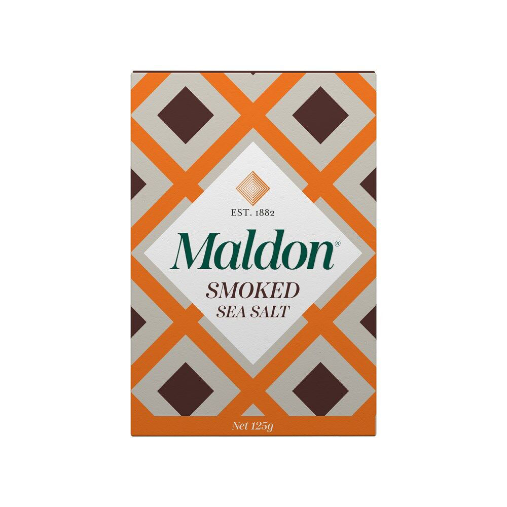 Maldon Cold Lightly Smoked Crunchy Finishing Sea Salt for Fish/Meat 125g (12 Pack) — image 2