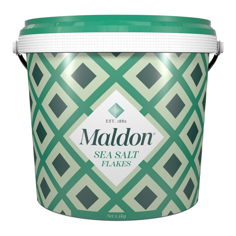 Maldon 1.4kg Crunchy Finishing Sea Salt Flakes Kosher Certified Organic