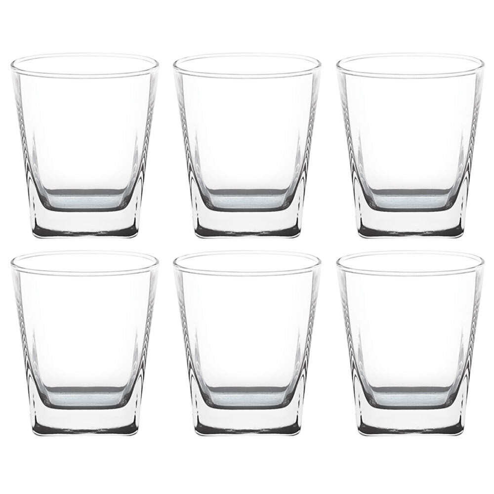 Ocean Plaza 295ml Tumbler Glass Juice/Cocktail Drinking Glasses Set Clear (6 Pieces)
