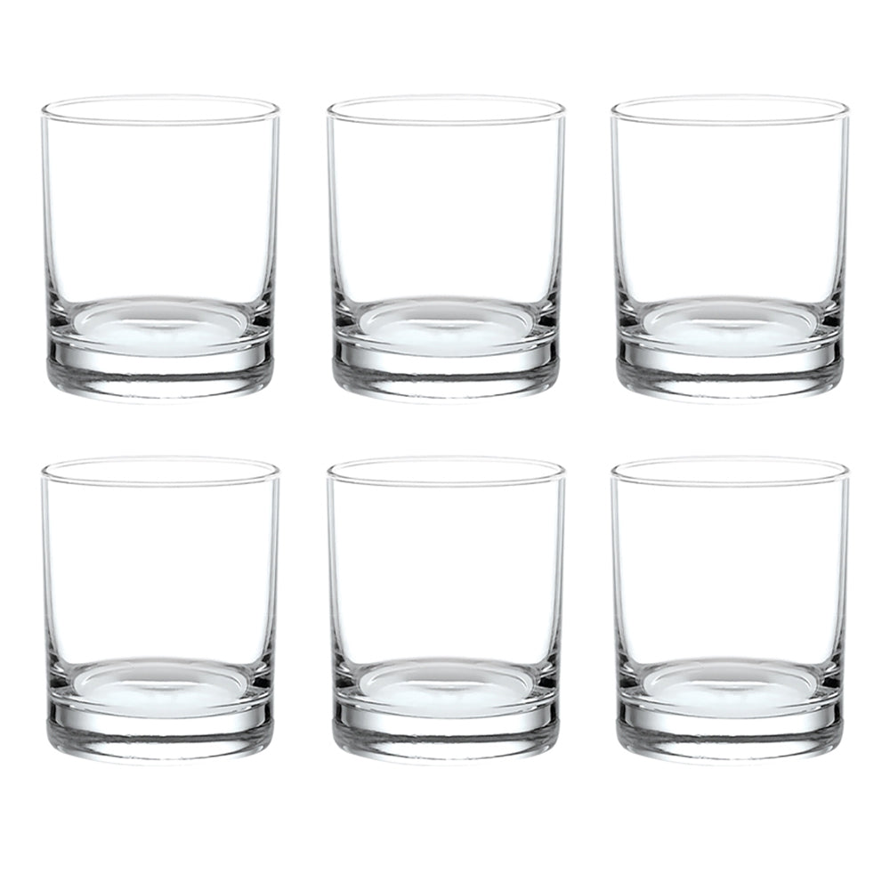 Ocean Refreshing Moments San Marino Rock Tumbler Drinking/Water Glass Set (6 Pieces)
