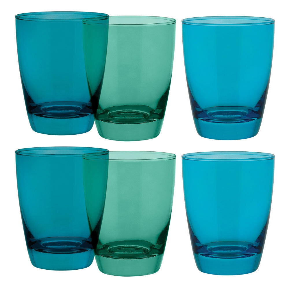 Ocean Tiara Greens 365ml DOF Drinking Tumbler/Cocktail/Juice Glasses Set (6 Pieces)