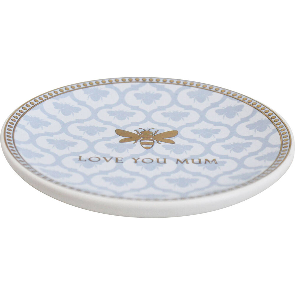 LVD Bee Dish Ceramic Serving Plate Display Home/Office Decor Round 10cm Mum (3 Pack) — image 3