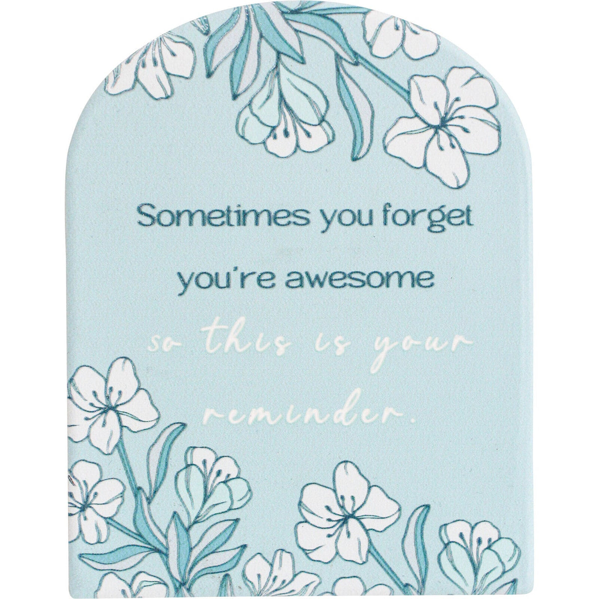 LVD Standing Ceramic 11x14cm Gift Plaque Home/Office Room Decor Reminder Awesome (4 Pack) — image 2
