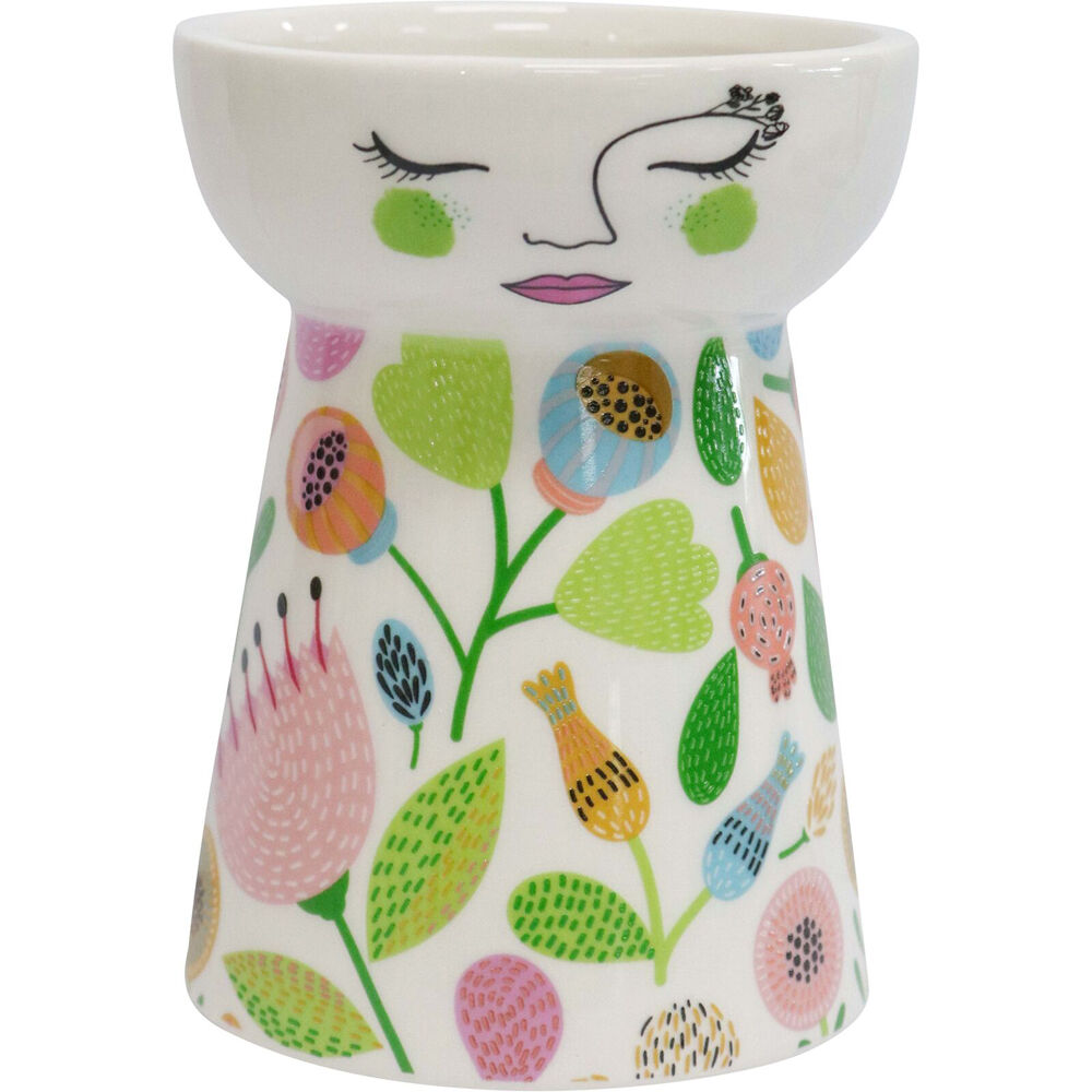 LVD Ceramic Petite Doll Vase Tabletop Home/Lounge Decor 11.5cm Summertime (2 Pack) — image 2