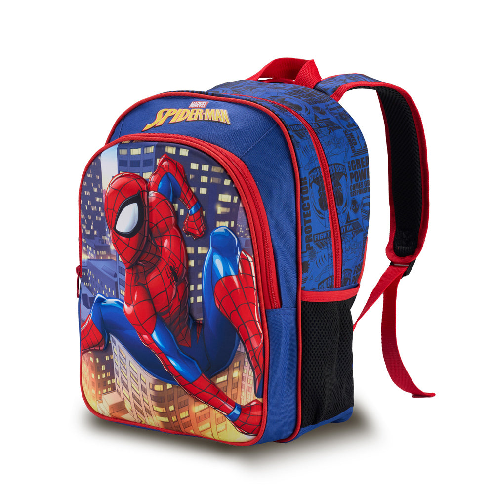 Marvel Kids/Children Spiderman 15" EVA School Backpack - Blue/Red — image 2