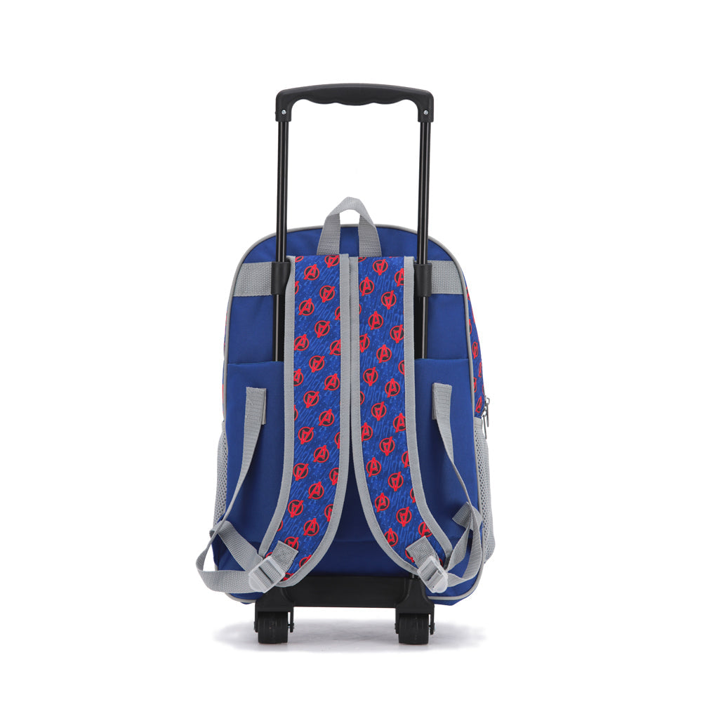 Marvel Avengers 17'' Trolley Backpack Kids/Children 2-Wheeled Travel Bag Blue — image 2