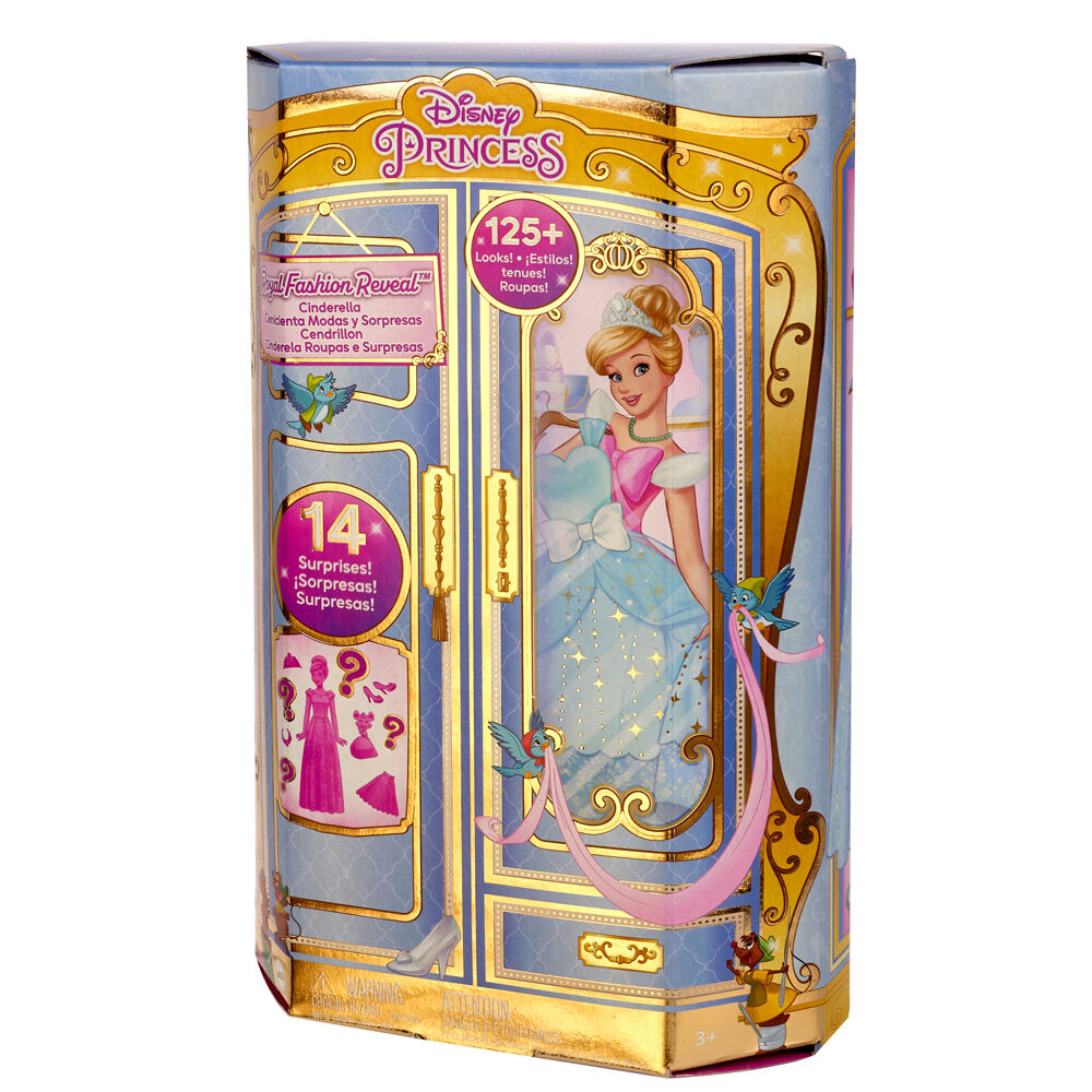Mattel Disney Princess Doll & Fashion Surprise 27cm Toy Cinderella Kids 3y+ — image 2