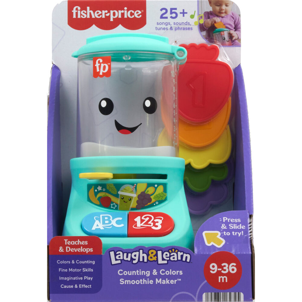 Mattel Fisher Price Infant Smoothie Maker Educational Toy 10.8x24cm Baby 9m+