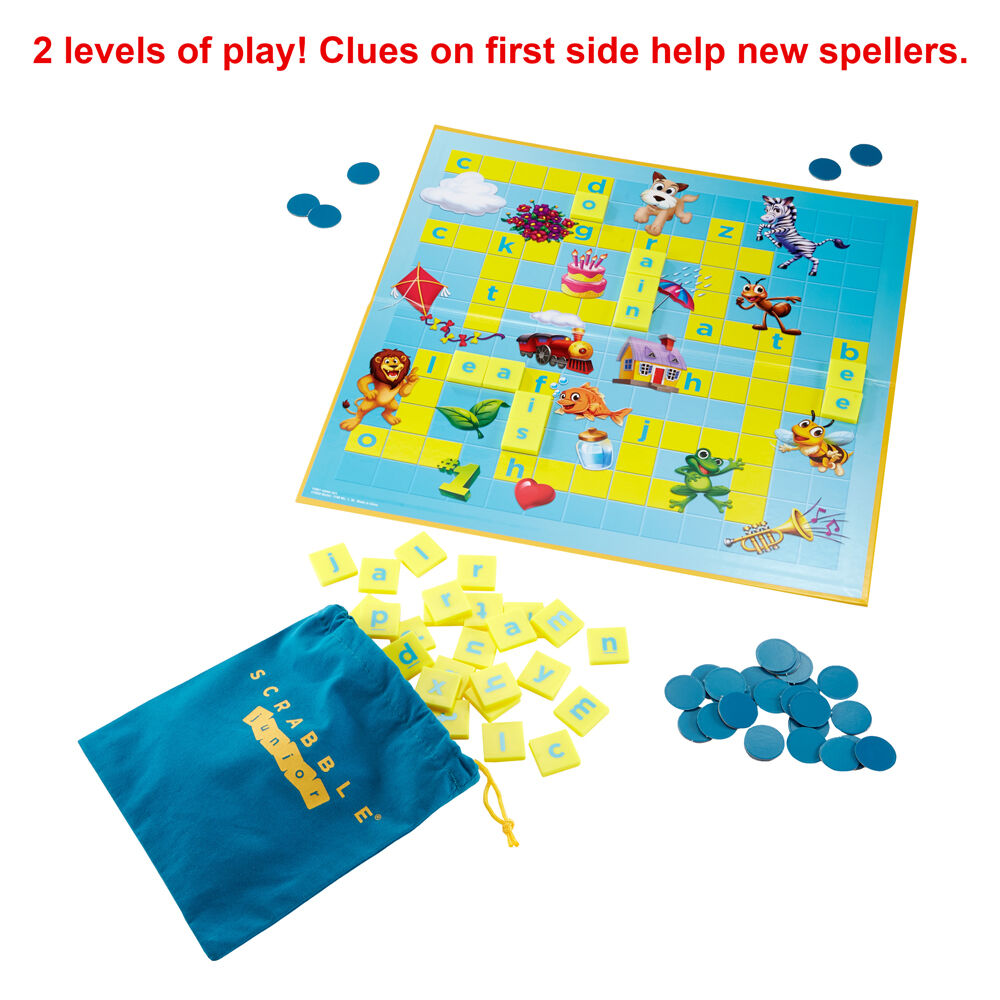 Mattel Scrabble Junior Word-Building Educational Board Game 27x37cm Kids 5y+ — image 3