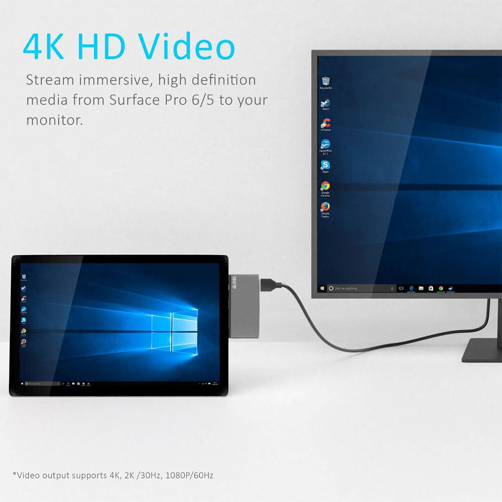 Mbeat Edge Pro P78 Microsoft Surface Pro Gen Multifunction 6 in 1 Hub/Adapter — image 4