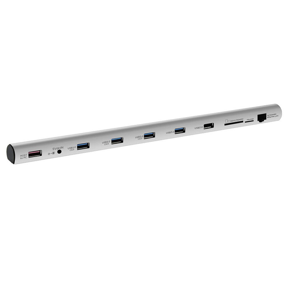 Mbeat M-Sleek USB Port Docking Station/Hub for Macbook/Laptop SD/MicroSD/LAN Silver — image 2