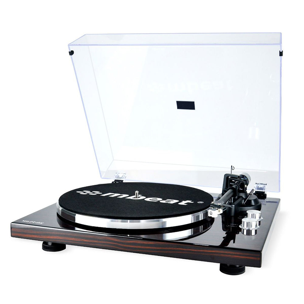 Mbeat Counter Weight/Anti-Skating Bluetooth Turntable Player w/USB/RCA/Phono Out